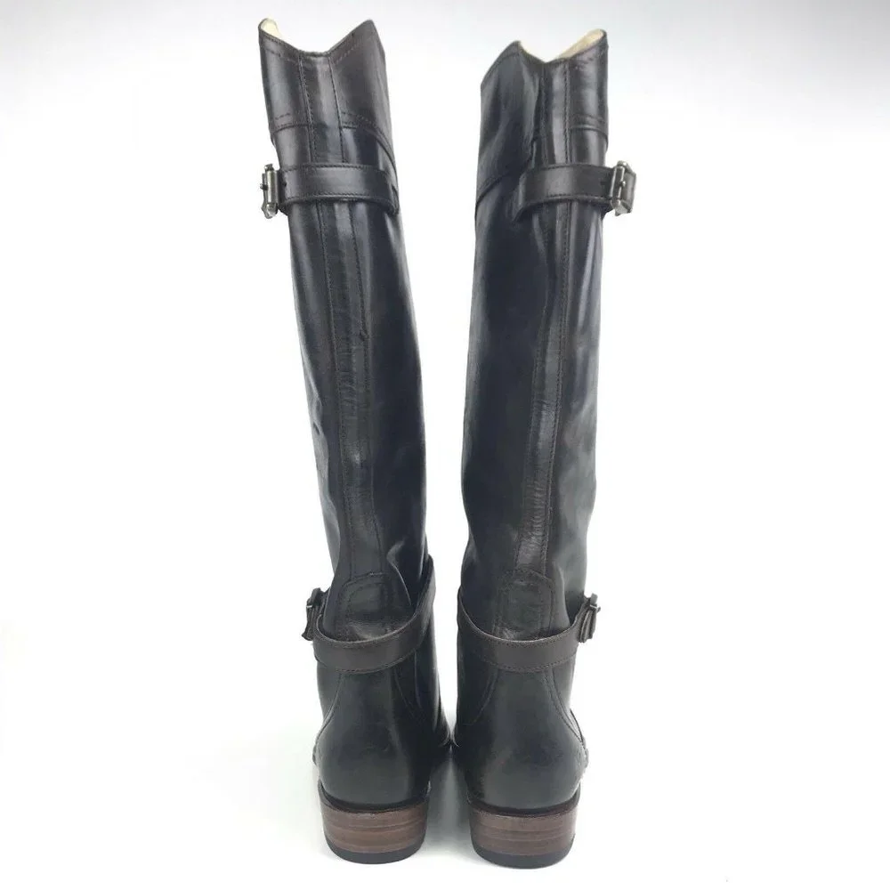 Frye Womens Boots Tall Dorado‎ Riding Leather